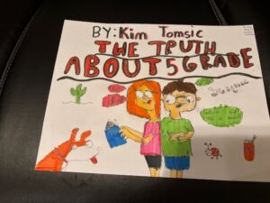 Student poster for reading month
